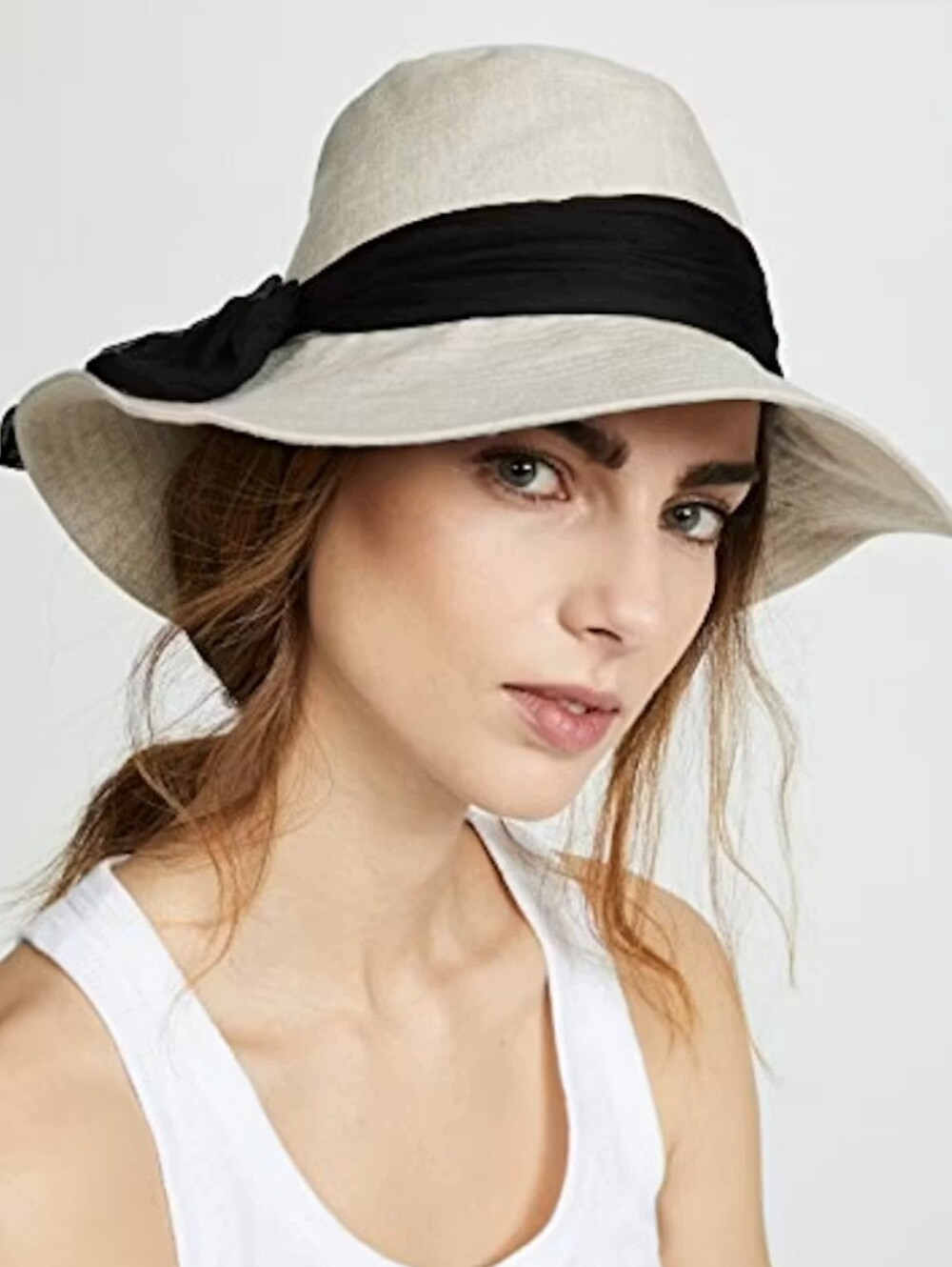 Eugenia Kim Jordana Foldable Hat 100% LINEN
